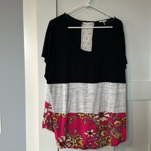 Tru self fun T-shirt with fun back 2x